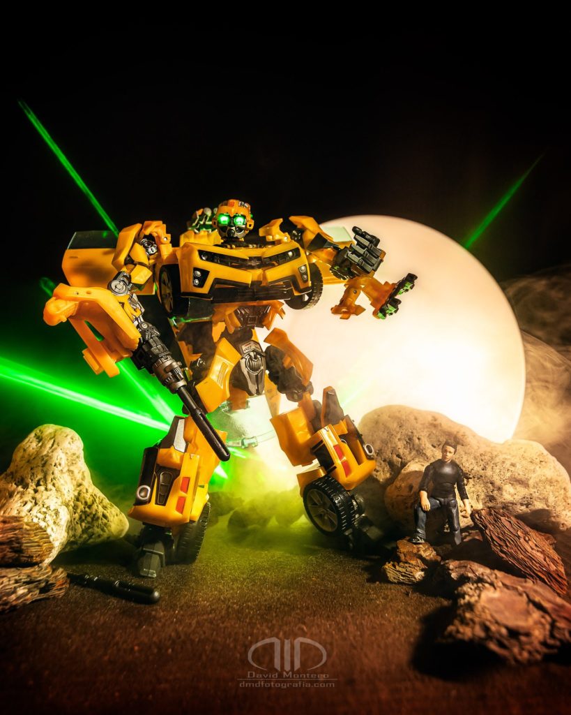 Transformers Bumblebee - Lightpainting DMD Fotografía