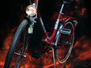 Dest Fotografía nocturna bicicleta BH lightpainting
