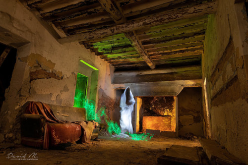 lightpainting fantasma abandonado david montero dmd
