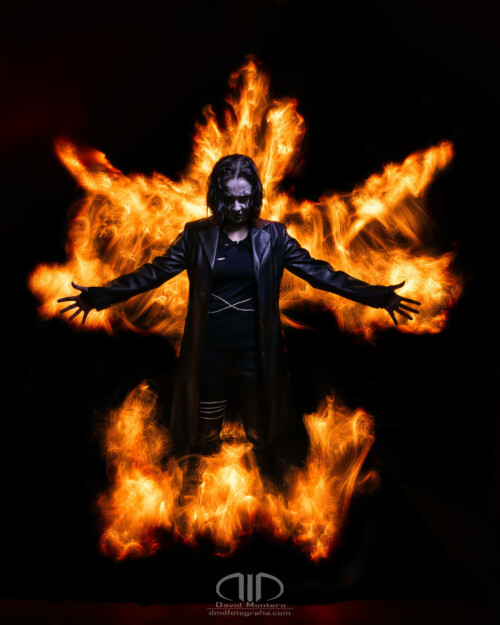 Eric Draven returns - Lightpaiting tribute The Crow